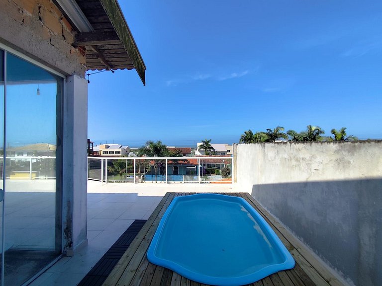 Triplex ao lado do Mar